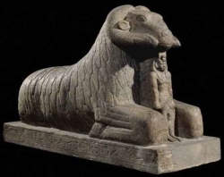 keruv (sphinx) ram-headed Amun-Ra